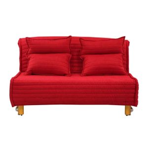 کاناپه و مبل تخت خواب شو راحتی دو نفره قرمز مدل پانیز