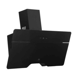 هود مدرن مورب مشکی یک موتوره شیشه ای محدوده سایز 85 و بزرگ تر از 85 سانتیمتر برند تکنو ایر سایز 90
