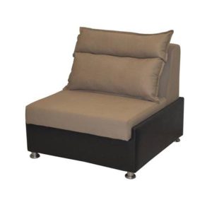 مبل تخت خواب شو یک نفره نسکافه ای مدرن کلاف فلزی، در رنگبندی متنوع