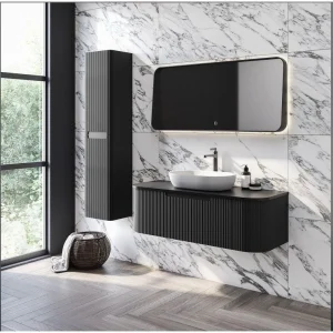 روشویی کابینتی دیواری مشکی