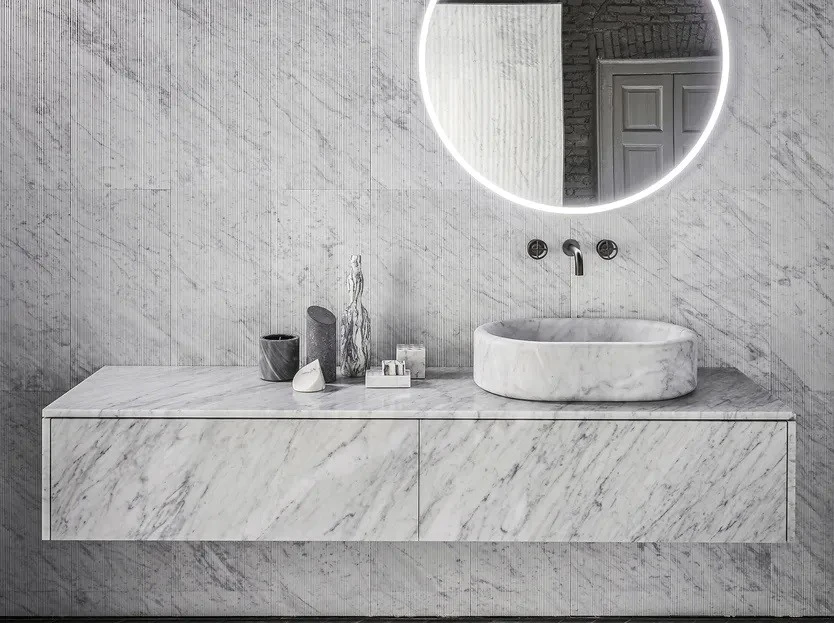 روشویی کابینتی سنگی