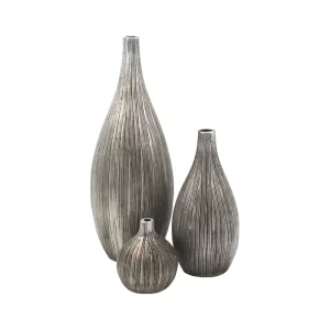 گلدان دکوری مدل A02 مجموعه 3 عددی
