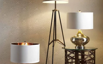 آباژور ایستاده یا رومیزی برای پذیرایی؛ کدام انتخاب بهتری برای دکوراسیون پذیرایی است؟