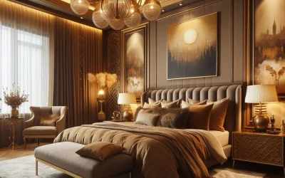 سرویس خواب قهوه ای روشن با چه رنگی ست می شود؟