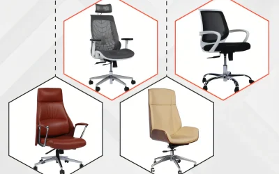 معرفی انواع صندلی اداری؛ صندلی اداری چه انواعی از نظر کارایی و طراحی و جنس دارد؟