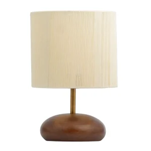 آباژور رومیزی مدل چوبی عدسی کد 60