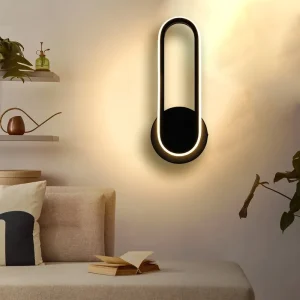 چراغ دیواری مافریز مدل مدرن بیضی کد DPO120N