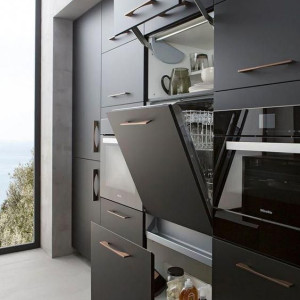 کابینت مدرن خاکستری