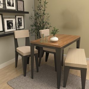 میز و صندلی ناهارخوری چهار نفره کد D11