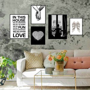 تابلو شهر دکوراتیو مدل اکلیلی 5 مجموعه 5 عددی