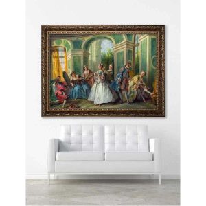 تابلو شمسه نگار مدل نقاشی کلاسیک