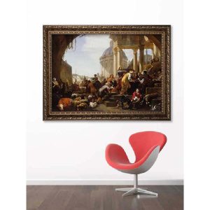 تابلو شمسه نگار مدل نقاشی کلاسیک