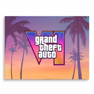 تابلو شاسی مدل گیمینگ طرح بازی جی تی ای GTA VI کد TG002