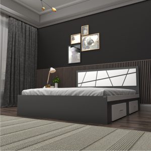 تخت خواب دونفره اعیان مدل FH607 سایز 160x200 سانتی متر