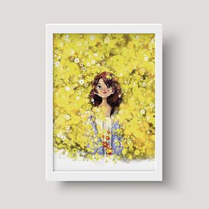 تابلو طرح دختر مدل Ta-005