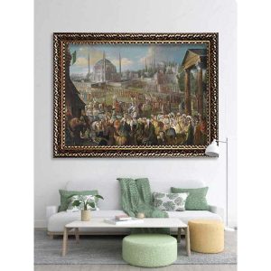 تابلو شمسه نگار مدل نقاشی کلاسیک