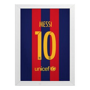 تابلو طرح پیراهن لیونل مسی کد t40