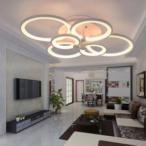  لوستر سقفی ام کی لایتینگ مدل مدرن کد S-w6
