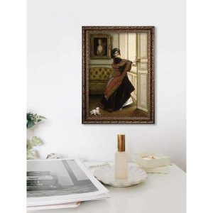 تابلو شمسه نگار طرح کلاسیک اروپایی مدل 5034030